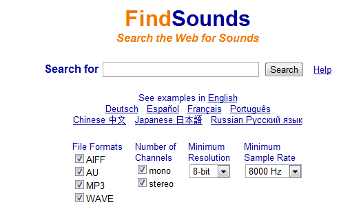 find-sounds-motor-cautare-sunete-web